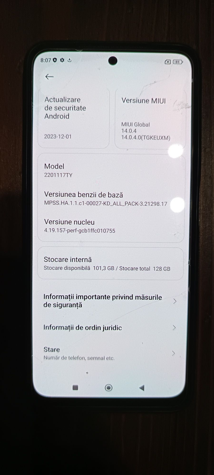 De vânzare Redmi note 11