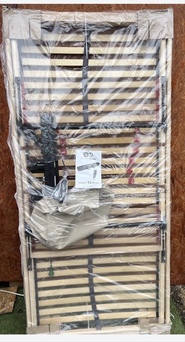 Pat Boxspring/somieră TWINMOT T2 cu motor și telecomandă