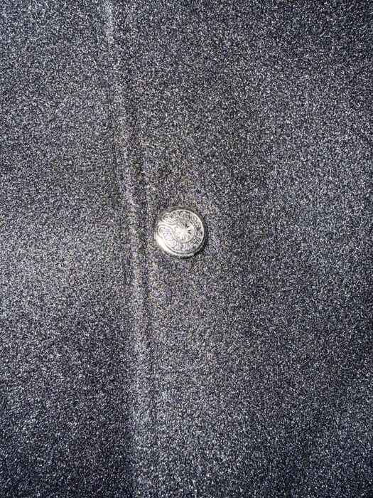 Chrome Hearts Jacket Wool And Leather Metal Design