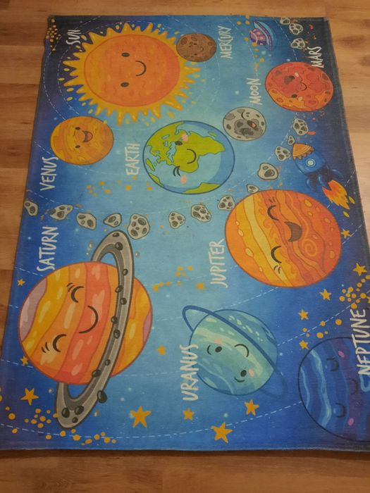 Covor copii  planete 120x170 cm