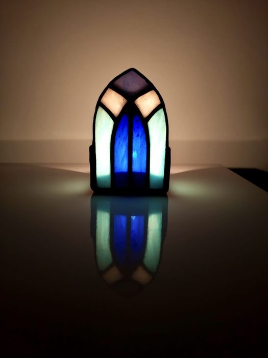 Suport lumânare vitraliu