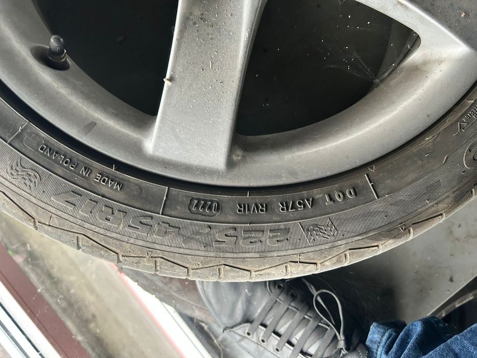 Jante 17 5x110 cauciucuri vara 225/45/17