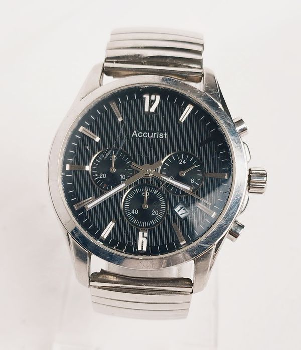 Ceas bărbătesc Accurist cu quartz, cronograf, din oțel inoxidabil