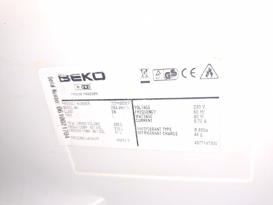 Хладилник с фризер  BEKO