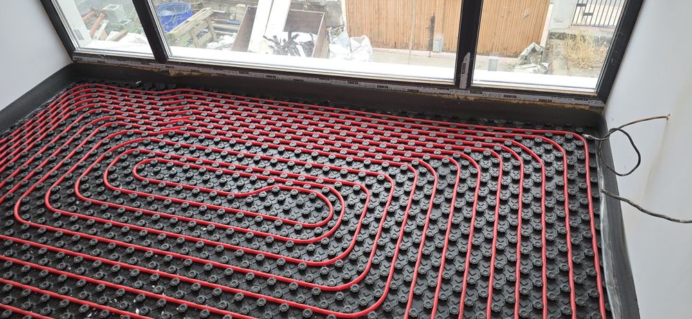 Изграждане на водно подово отопление