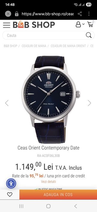 Orient automatic Contemporany okazie