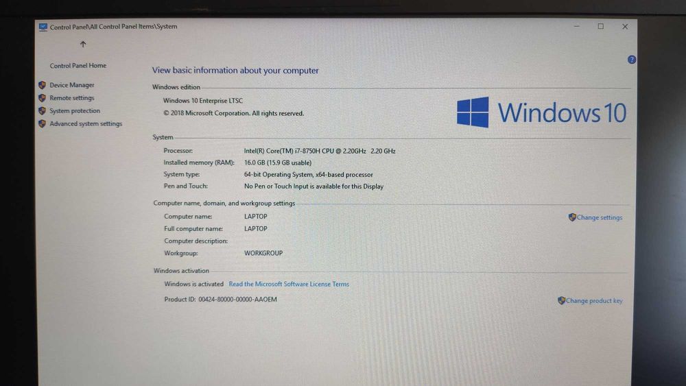 MSI GP63 Leopard 8RE FHD i7-8750H 4.1GHz Nvidia 6GB DDR5 CARCASA RUPTA