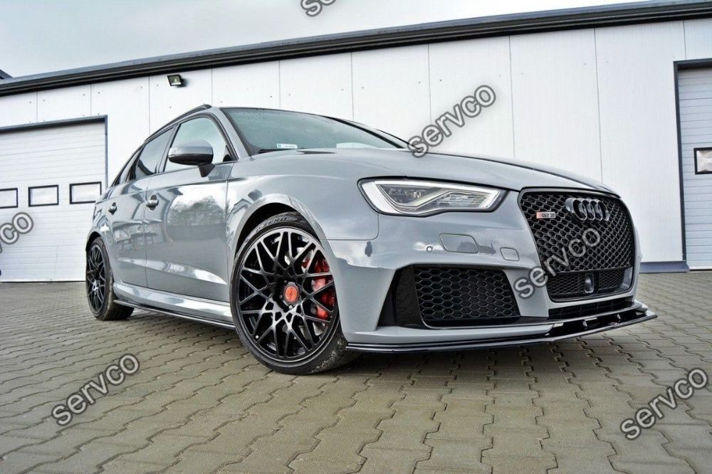 Prelungire fata Audi A3 RS3 8VA Sportback 2015-2019 v2 Maxton Design