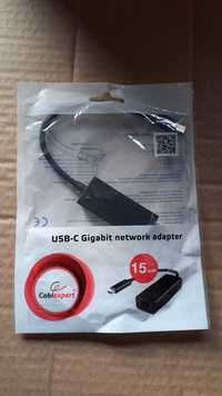 placa de retea ,Adaptor de retea Gigird USB-C Gigabit , lan 1000