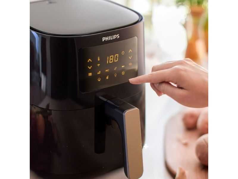 Еър фрайър Philips Airfryer 5000 HD9255/80, 4.1 л, Черен