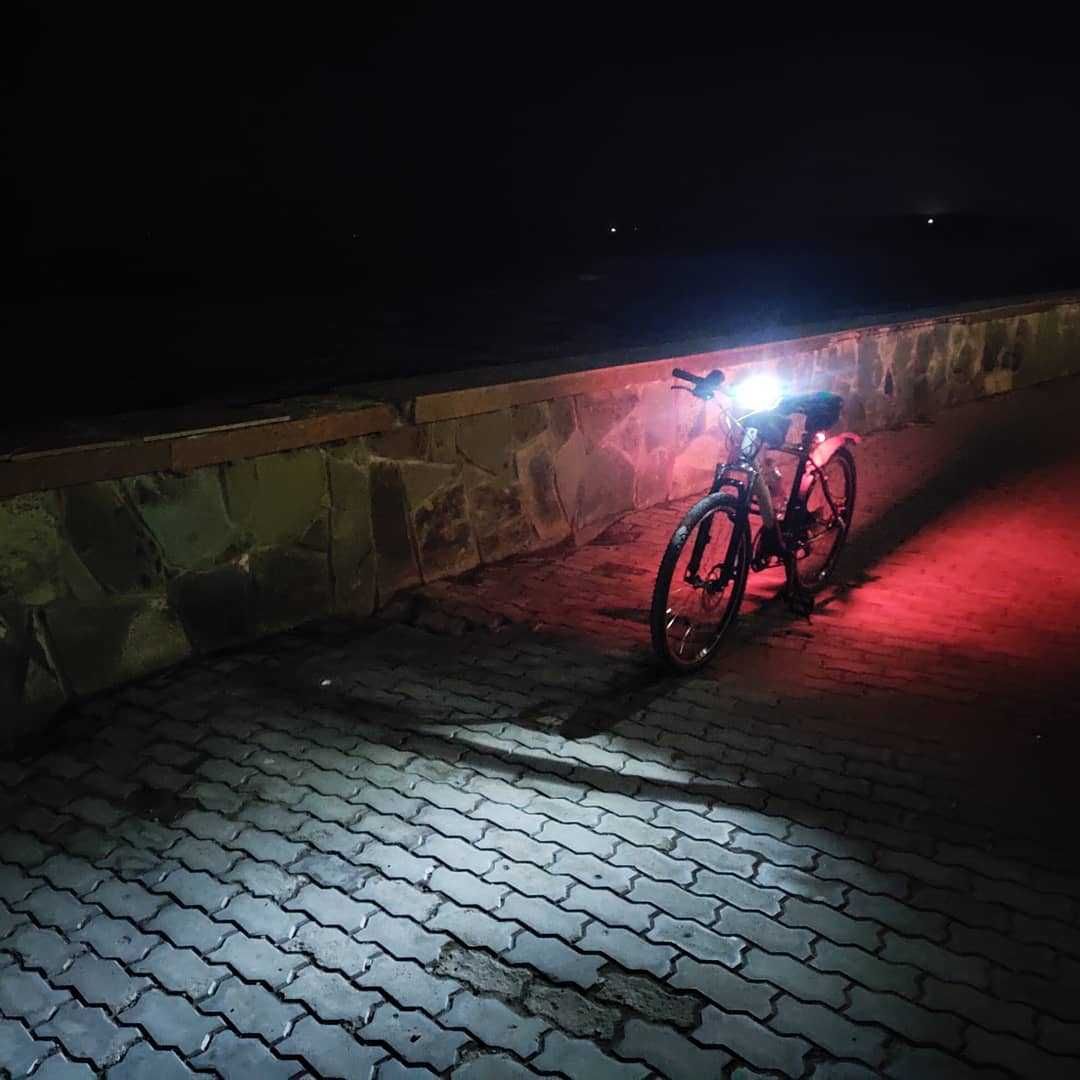 Передний фонарь для велосипеда / самоката, USB, с аккумулятором!