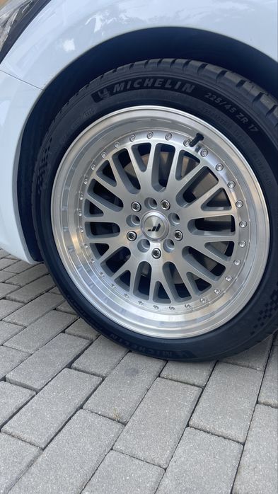 Jante JR10 R17 5x100/114.3 + anvelope Michelin PS5