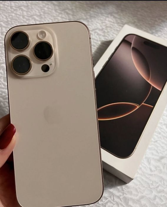 Iphone 16 pro max desert 256gb dual sim