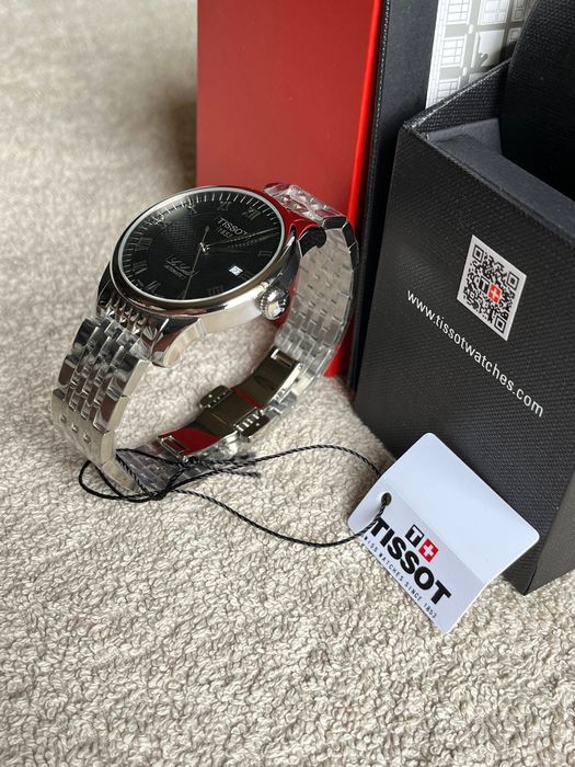 Ceas Tissot Le Locle Automatic Black, Bratara Metalica