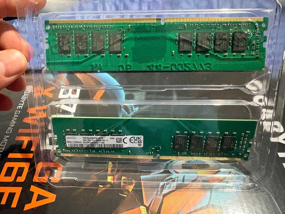 32GB RAM-Placa de baza Gigabyte b660 si sursa de 600W
