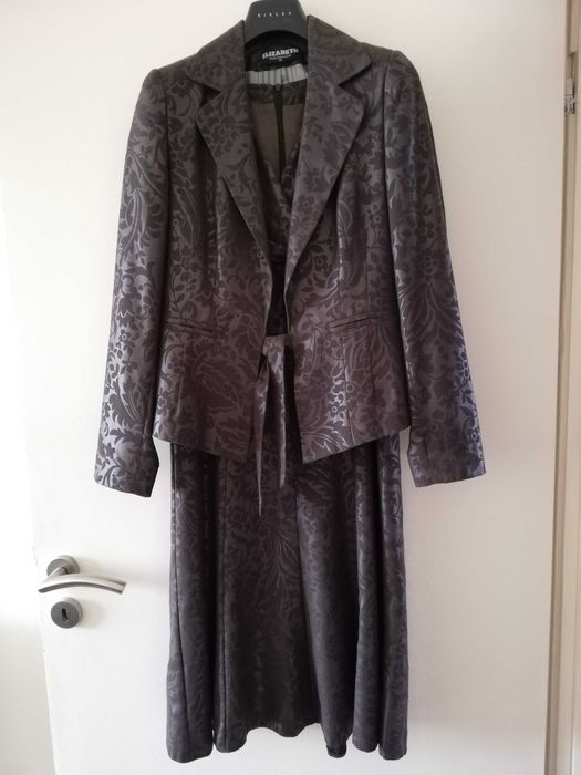 Костюм от рокля с къс ръкав и сако ELIZABETH BG42/ EUM