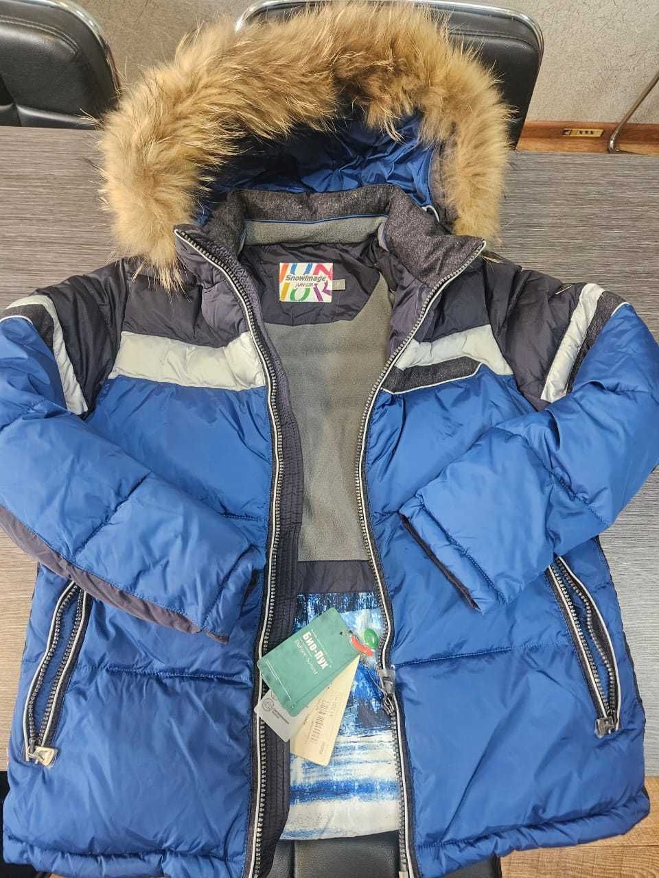 Куртка зимняя, био-пух, размер 13А/рост 158. Snowimage junior.