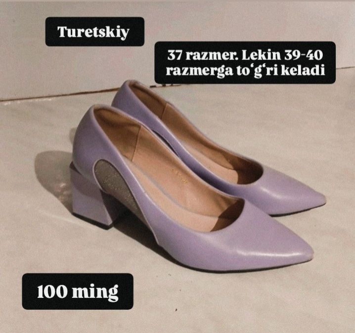 Ayollar uchun tuflilar