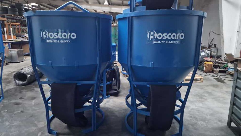 Bena de macara pentru turnat beton, bena beton 800 litri