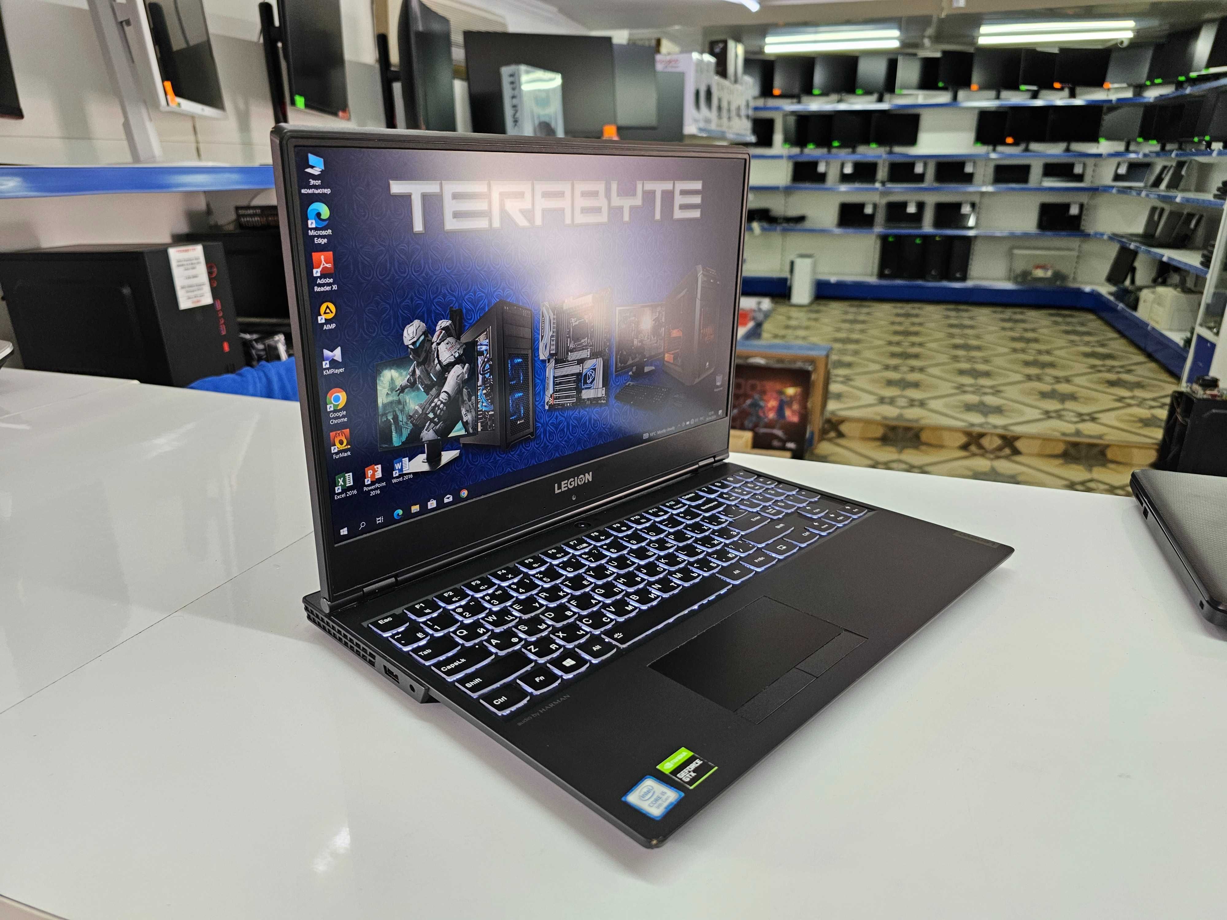 Ноутбук Lenovo(15.6")Core i5-9gen+SSD512Gb+4 Gb GTX 1050Ti\"TERABYTE"