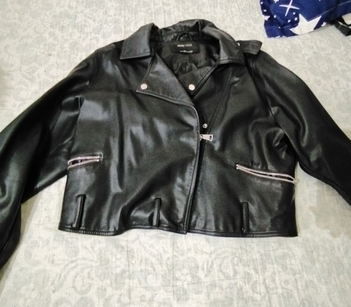 Geaca biker over size