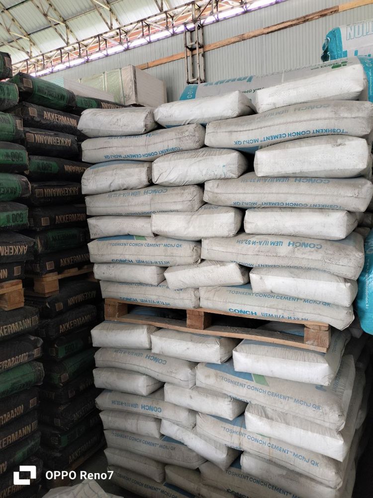 КОНЧ цемент. CONCH sement mahsulotimiz 500 va 400 markada bor