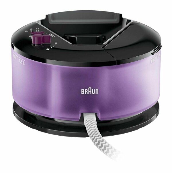 Парогенератор Braun IS2144BK 2400Вт черный/фиолетовый