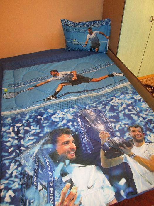 2025-Футболни комплекти за единично легло + Григор Димитров