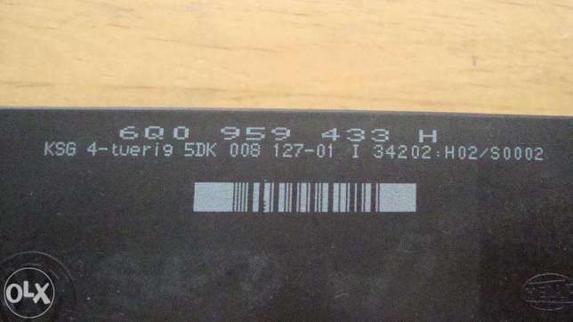 Calculator modul confort VW Golf 4 Passat Octavia Bora 6Q0 959 433 H