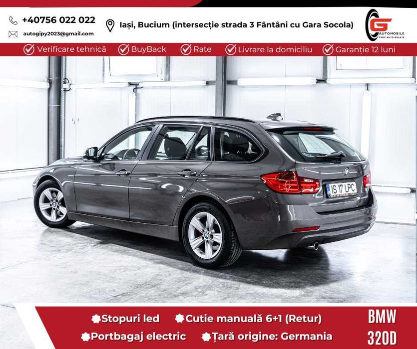 BMW 320D 185CP Înmatriculat RO Climatronic Navi Senzori Scaune sport