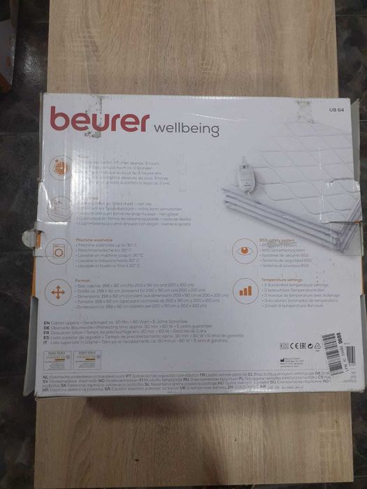 Saltea electrica Beurer UB 90 Alb