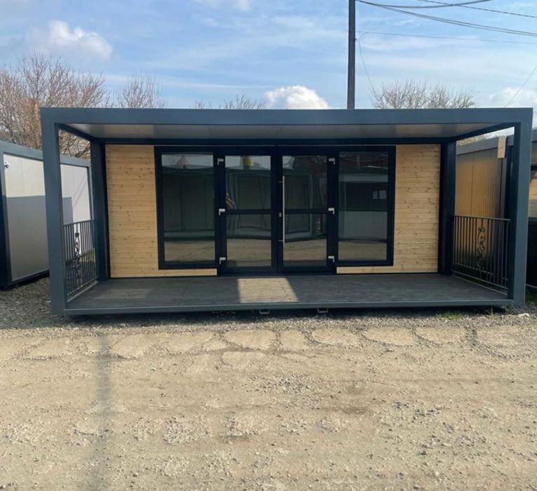 Vand containere modulare Birou cabană Vitrina magazin Coafor Casă