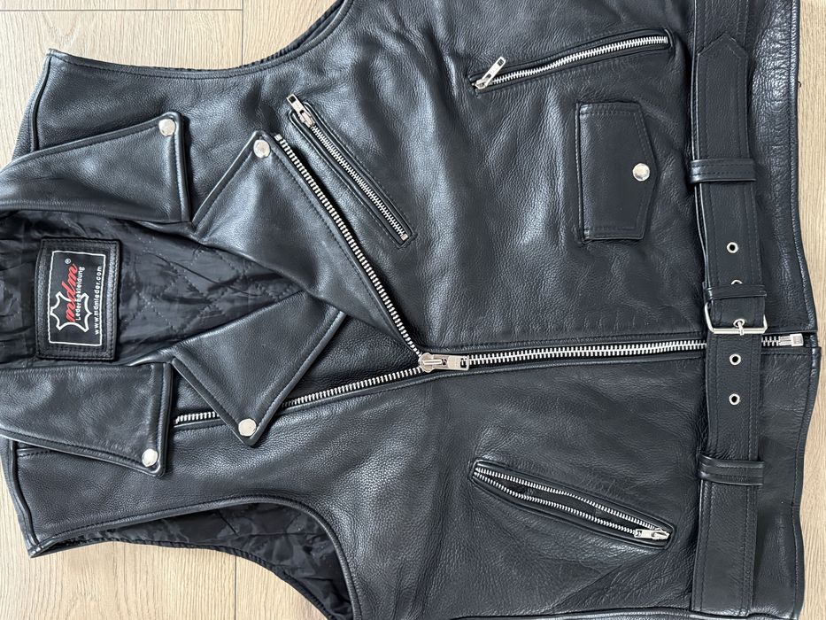 Vesta Piele Naturala MDM Negru Barbati | Marime L