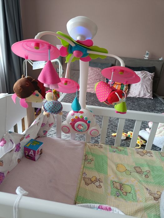 Музикална въртележка + обиколник за кошара + завивка