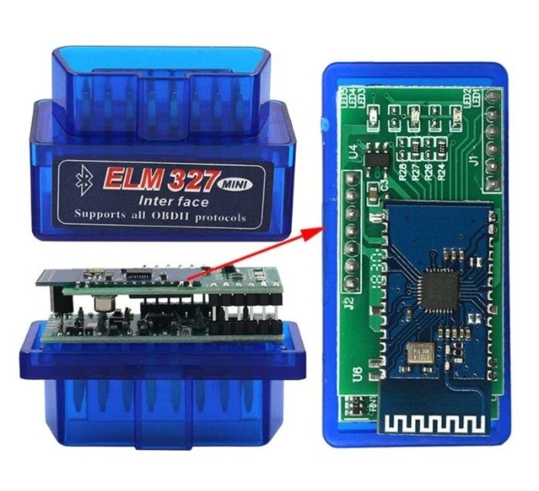 Автосканер ELM327 Bluetooth WiFi (версии 1.5 две платы) elm obd сканер