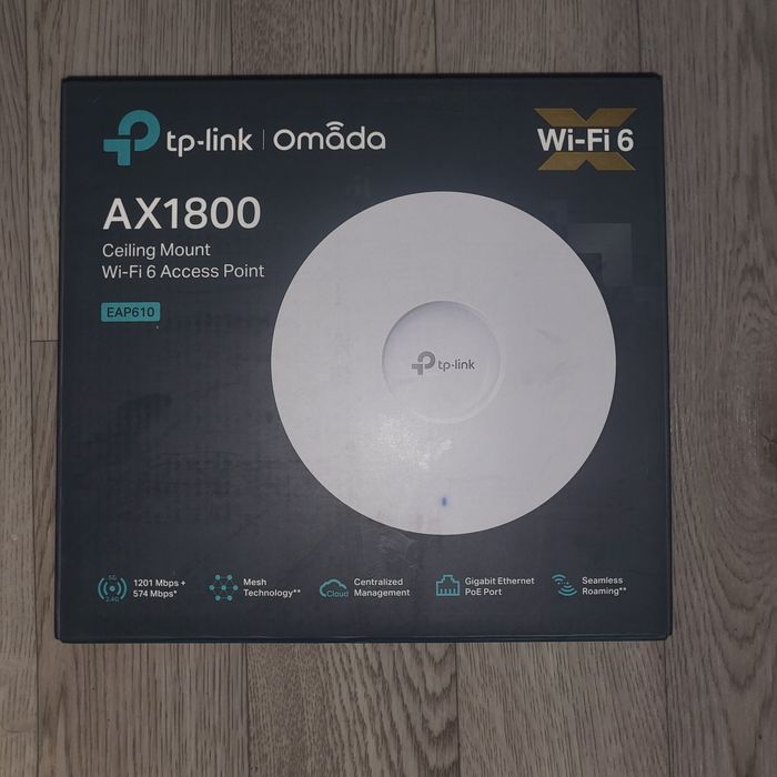 TP-Link Omada EAP610 AX1800 Wi-Fi 6 Access Point Точка доступа