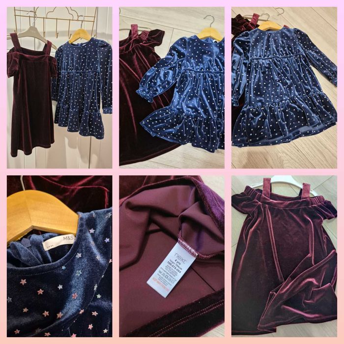 Празнични,Коледни дрехи рокля,пуловер 92р,98р,2-3г,104р Next,George