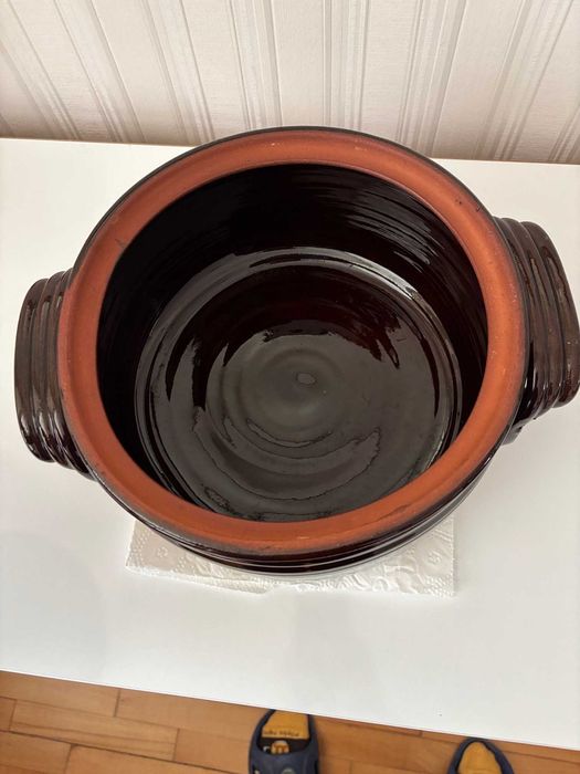 Глазиран Глинен гювеч - 7 литра