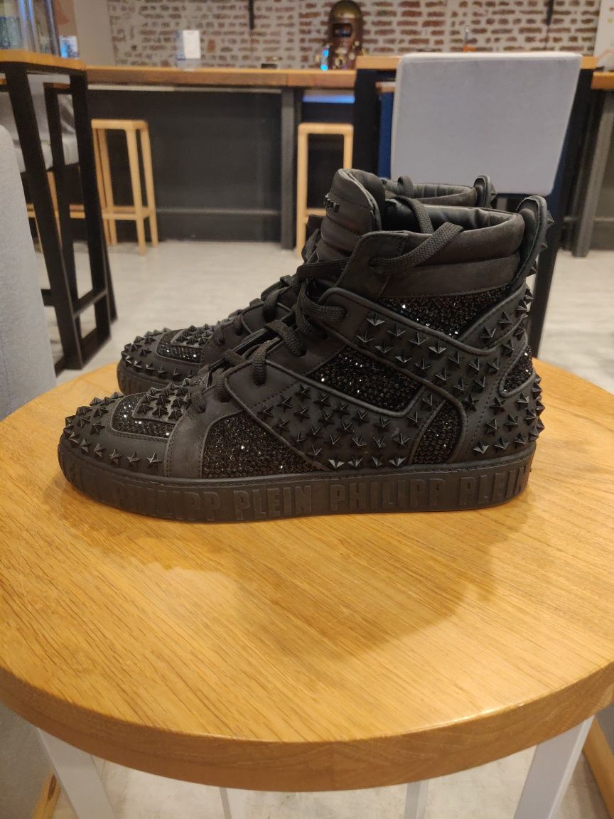 Philip Plein Crystal Hi Top Sneakers