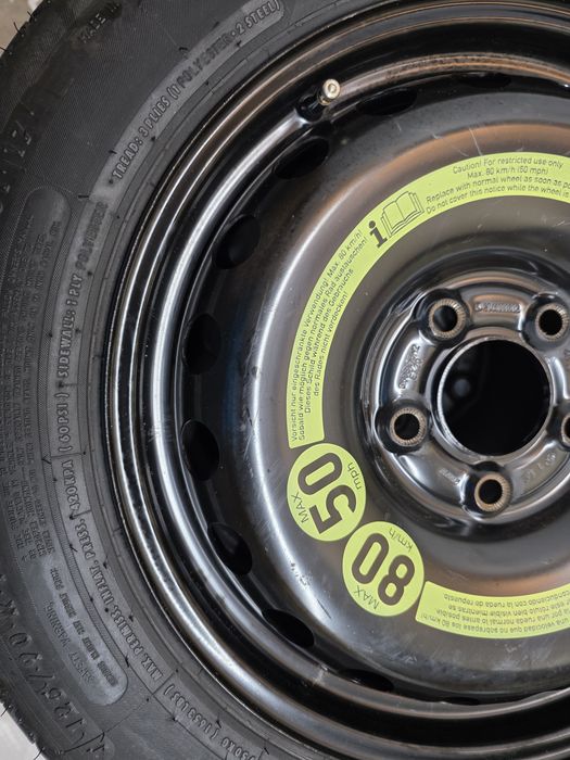 Roată rezervă slim Mercedes / VAG 5x112