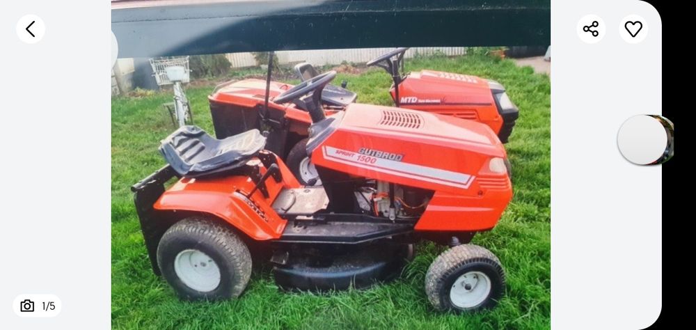Tractoras gazon, iarba, de marca MTD si Gutbrod,Made in German