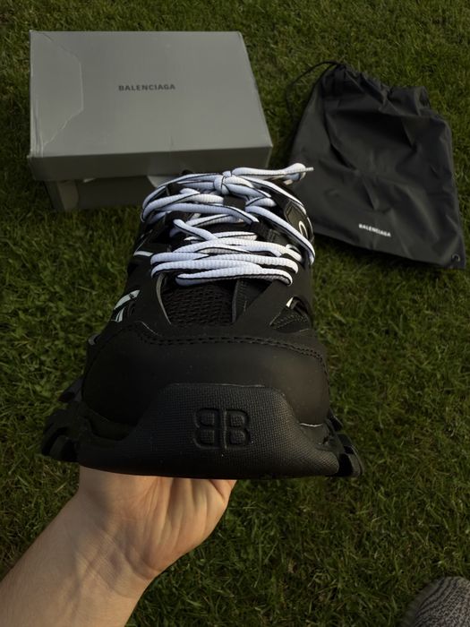 Adidasi Balenciaga Track Black and White