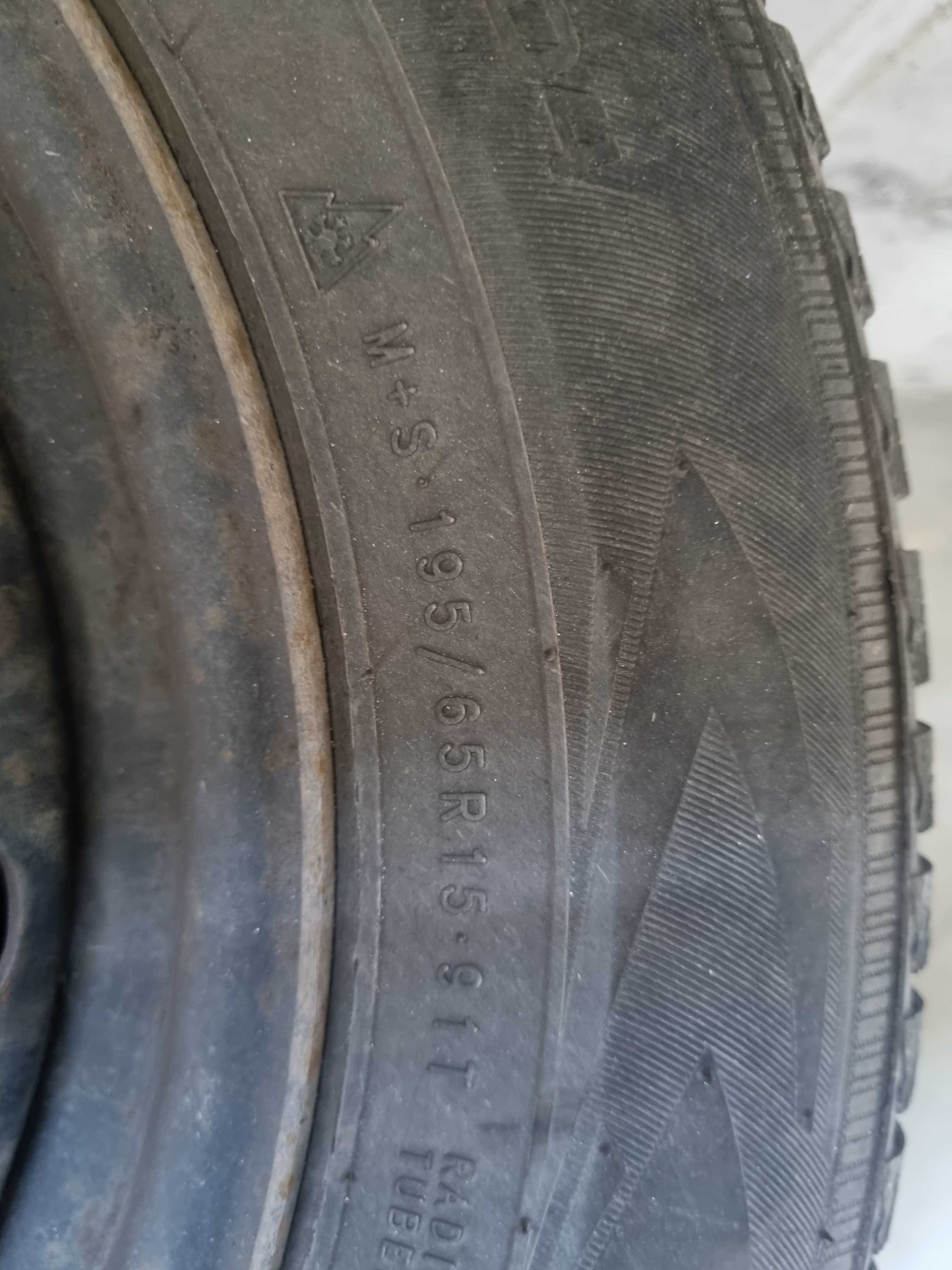 Jante Golf 5 cu cauciucuri Nokian M+S R15