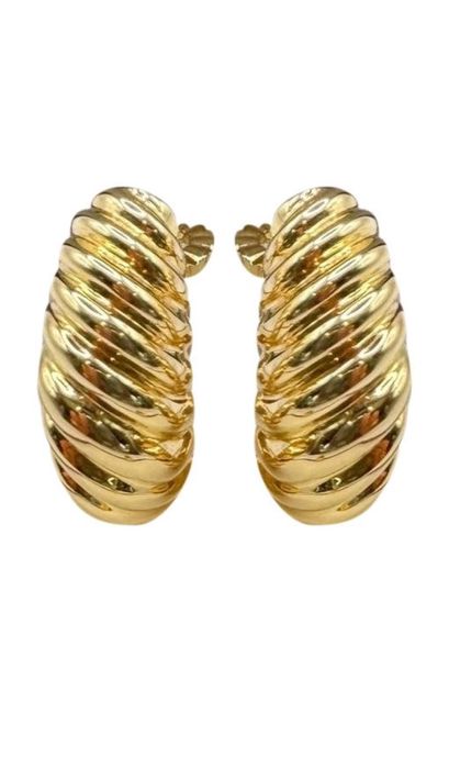 Обеци Cartier златни