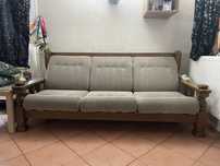canapele vintage lemn masiv