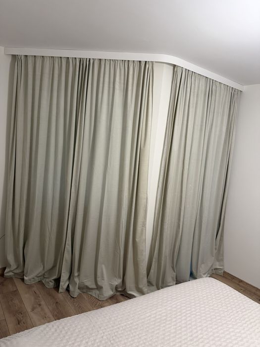 Пердета 4бр.бежово кадифе