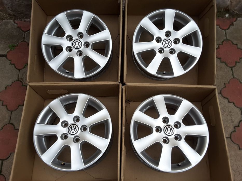 jante aliaj 15; 5x112; Vw Passat b5, Golf 5, 6, 7, Caddy, Jetta, Vw T4