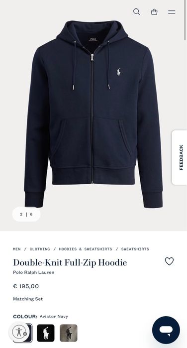 Vand hanorac bleumarin