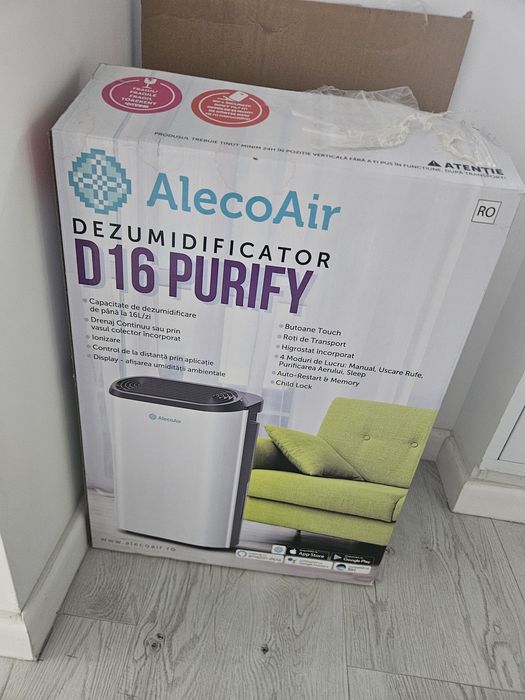 Dezumidificator si purificator cu consum redus de energie AlecoAir D16