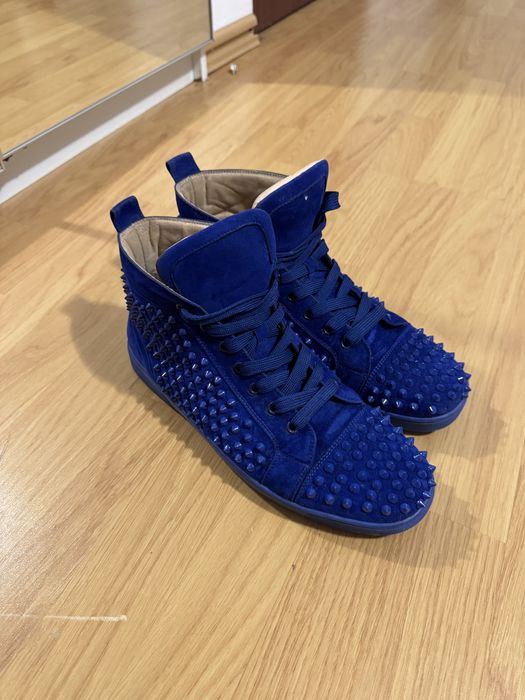 Louboutin High Albastrii